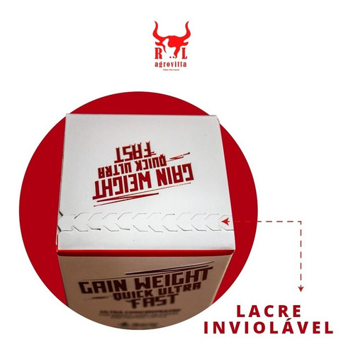 Imagem 3 de 6 de Gain Weight Kick Ultra Fast Engorda Bovinos 3 Unidades