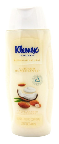 Jabón Líquido Corporal Kleenex Crema De Coco Y Almond 400ml