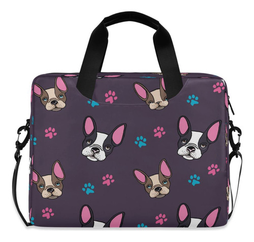 Bolsa Mano Estampado Pata Perro Franz Animal Para Mujer 14