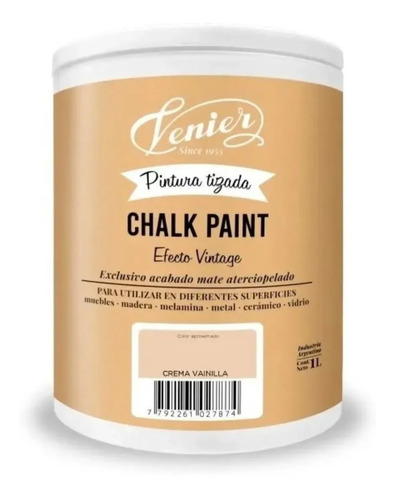 Chalk Paint Venier Tizada 8 Colores | 1 Litro Flores