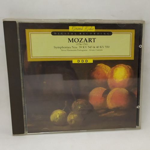 Cd Mozart Symphonies 39 40 Ddd Original Holanda 
