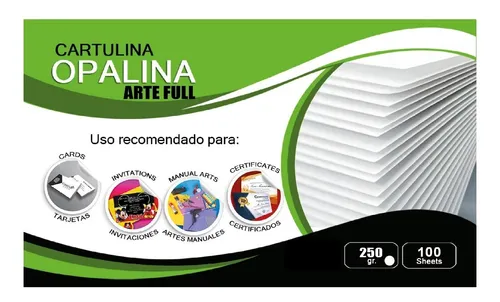 Cartulina Opalina Martillada 240 Gr Blanca Oficio 50 H Cartulina Opalina Martillada 240 Gr Blanca Oficio 50 H