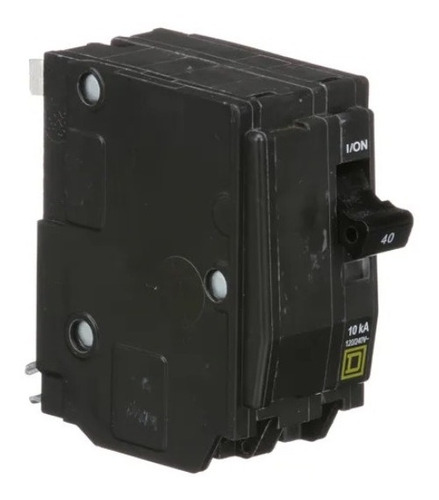 Imagen 4 de 8 de Pastilla Interruptor Termomagnético Qo240 2 Polo 40a 120/240
