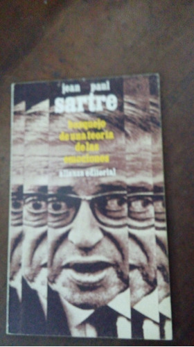 Libro Teoria De Las Emociones   Jean Paul Sartre