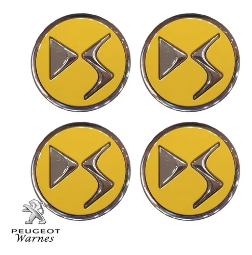 Citroen ds3 wheel centre caps yellow deals