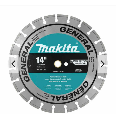 Oferta!! Disco Diamantado Segm 14-355mm Makita!