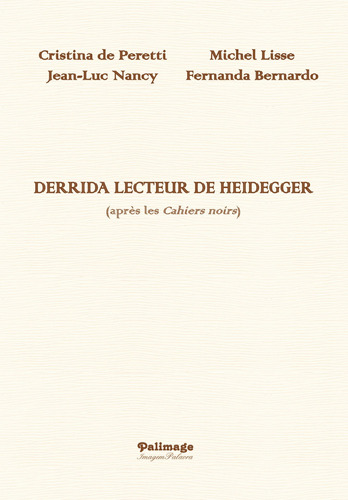 Derrida Lecteur De Heidegger