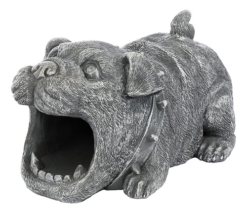 Diseño Toscano Butch The Bulldog Gutter Guardian Downspout S