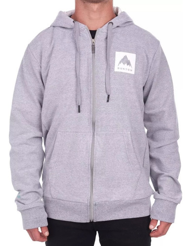 Campera Canguro Burton Weride Fz Hoodie Grey Original