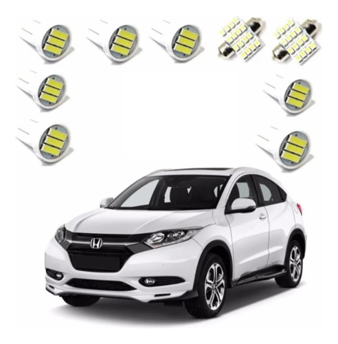 Kit Iluminaçao Lampada De Led Honda Hrv 2015 A 2017