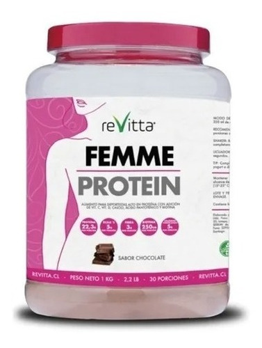 Proteína Mujer Whey + Colágeno + Fibra Femme Protein 1 Kg