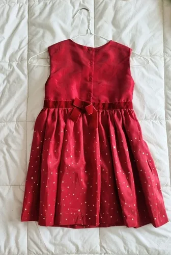 Vestido De Niña Talla 4 (Usado)