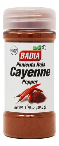 Pimienta Cayena 49,6grs Badia Standard