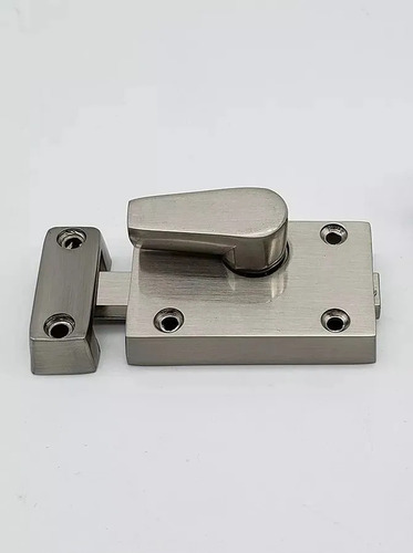 Imagen 4 de 4 de Cerrojo Libre-ocupado De Aplicar - Acero Inox Para Baño