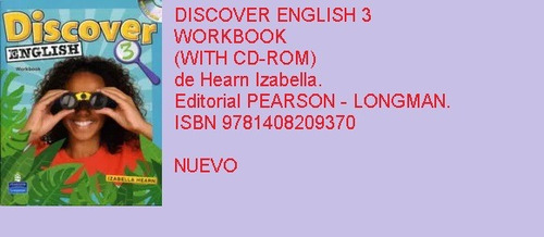 Discover English 3 Workbook. Pearson - Longman. (con Cd)