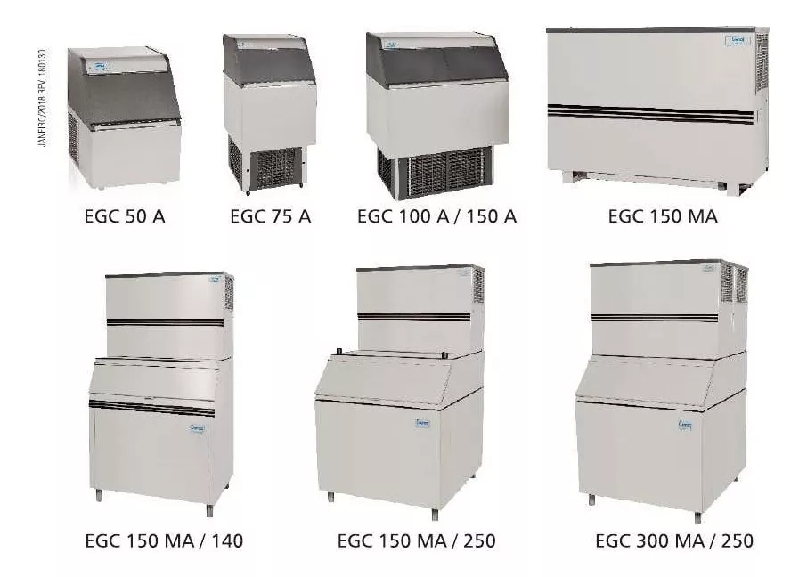 Segunda imagem para pesquisa de maquina de gelo everest 50 kg usada
