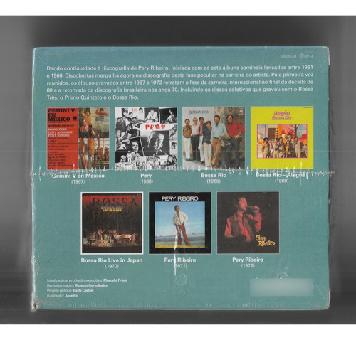 Cd - Pery Ribeiro - Pery Internacional - ( 7 Cds Box) Estandar (Usado)
