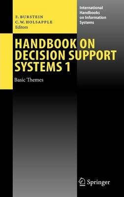 Libro Handbook On Decision Support Systems 1 - Frada Burs...