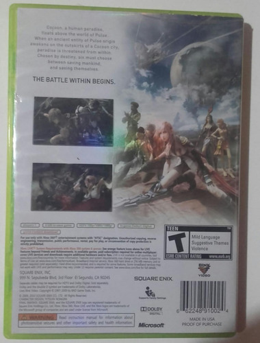 Final Fantasy Xiii Xbox 360 Lenny Star Games