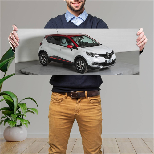 Cuadro 30x80cm Auto 2018 Renault Captur Tokyo Ed 133