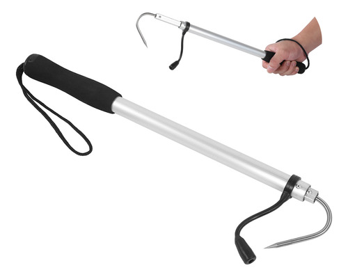 Gancho Telescópico De Acero Inoxidable Con Forma De Pez, Dis