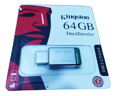 Pendrive 64gb Kingston Usb 3.1 Original Datatraveler