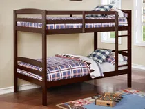 Comprar Litera Individual Madera Recamara 3pzs Axel Avanti Muebles