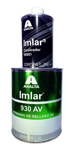 Axalta Kit Primario De Relleno 930av Imlar  1ltro  