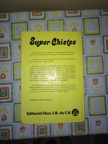 Librito: Super Chistes (Usado)