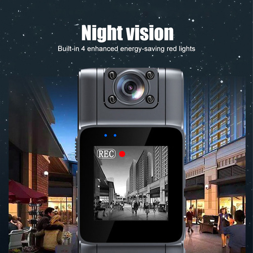 Mini Body Camera Batería De Grabación Con Video 4k Uhd 1080p
