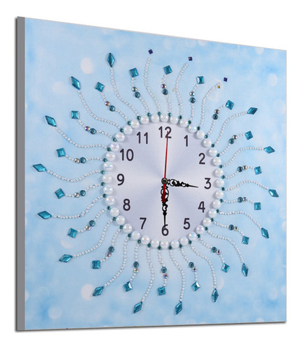 Reloj De Pared Con Forma De T Clock Kits, Pintura Con Diaman