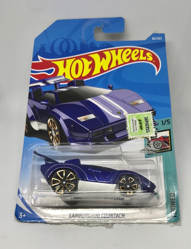 Hot Wheels- Lamborghini Countach - Tooned  - Azul - 03_recs