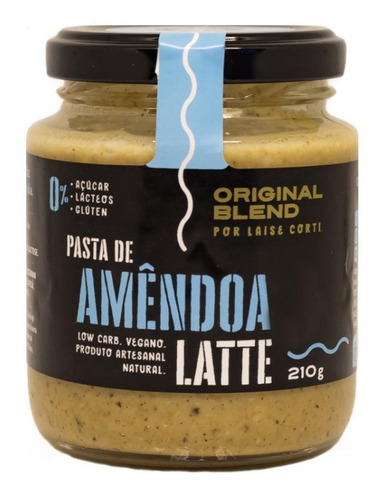 Pasta Nuts Amêndoa Latte 210g Original Blend - Leite Vegetal