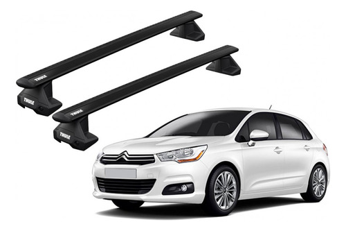 Barras Thule Citroen C4 10-18 Tn / Wingbar Evo Black