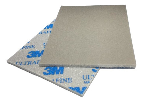 Kit 10 Esponja Abrasiva 3m Ultra Fina Automotiva 139x114mm