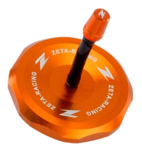 Covertor Tapa Tanque Zeta Aluminio Ktm Naranja Solomototeam