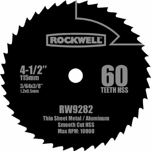 Hoja De Sierra Circular Compacta 4 1/2puLG 60t Rockwell