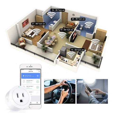 Smart Plug, Toma Wifi Hogar Inteligente Funciona Alexa,...