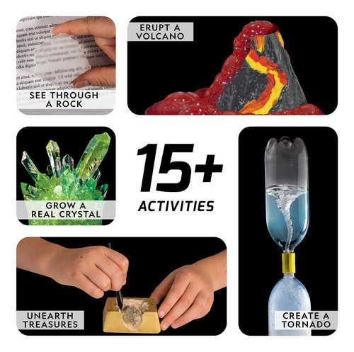 Kit Científico Stem Con Más De 15 Experimentos Y Materiales