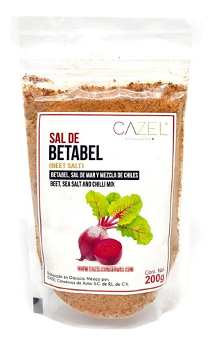 Sal De Betabel 200g Tradicional Mixología Oaxaca