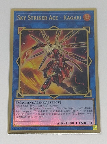 Sky Striker Ace Kagari Gold Yugioh