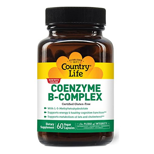 País Vida, Coenzima B-complex Vitamina, Apoyo Energía N3eeg