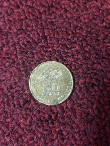 Moneda República Argentina - 50 Centavos - 1996
