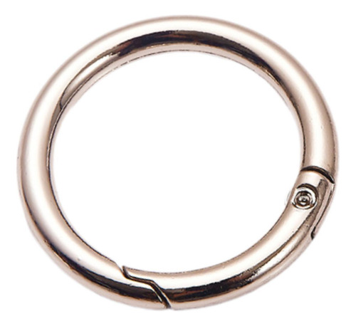 10pcs Anillos Push Gaving Snap Hooks Clamp Socks Metal Round