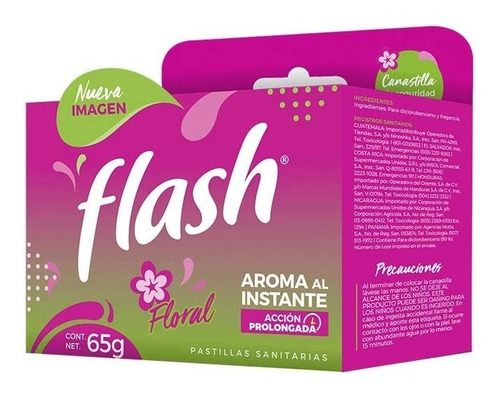 Pastilla En Canastilla Floral Flash 65 Gr