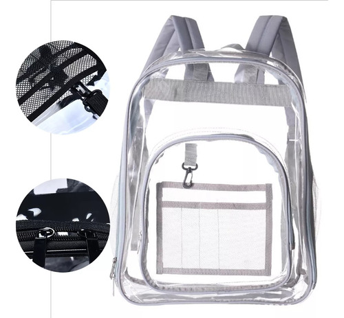 Mochila Impermeable Transparente Grande Aprobada