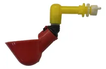 Comprar Bebederos Copa + Codo Para Balde Gallinas Pollos X 10 U.