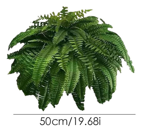 Plantas Artificiales Helecho Boston Hierba Decorativa 2 Unid
