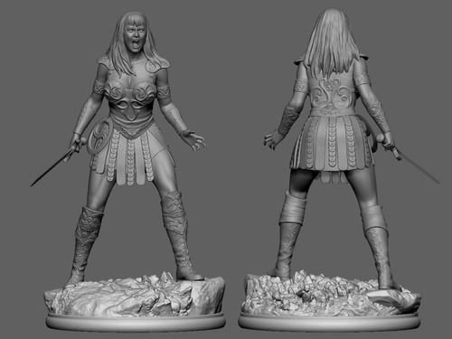 Archivo Stl Impresión 3d - Xena Warrior Princess