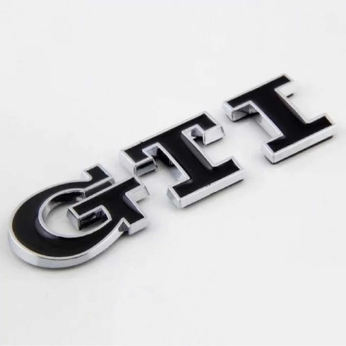 Emblema Gti Golf Negro Mk3 Mk4 Mk5 Mk6 Mk7 Turbo Tsi Vw Vr6